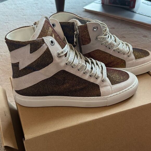 Zadig & Voltaire Multicolor High-Top Sneakers - Picture 14 of 15